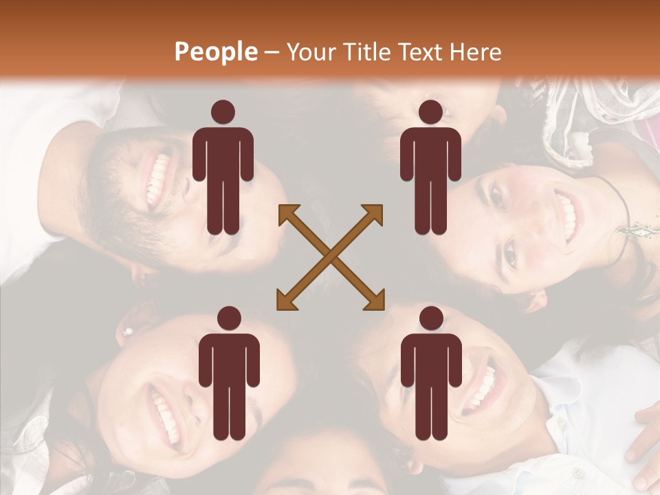 Beautiful Group Adults PowerPoint Template