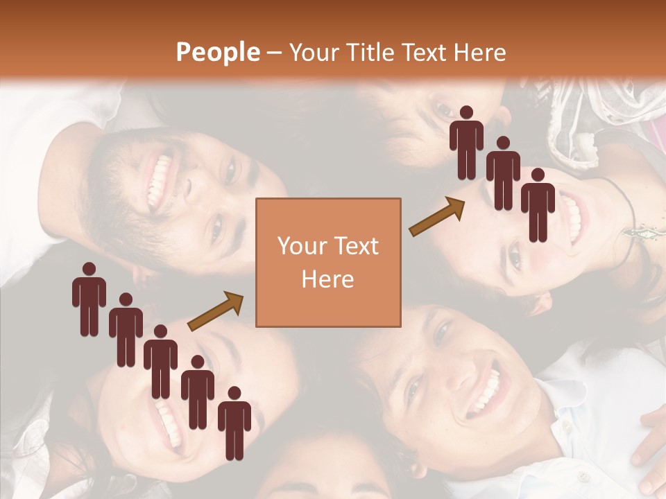 Beautiful Group Adults PowerPoint Template