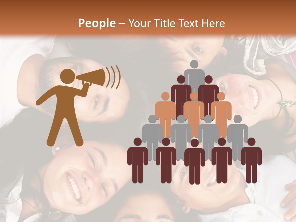 Beautiful Group Adults PowerPoint Template