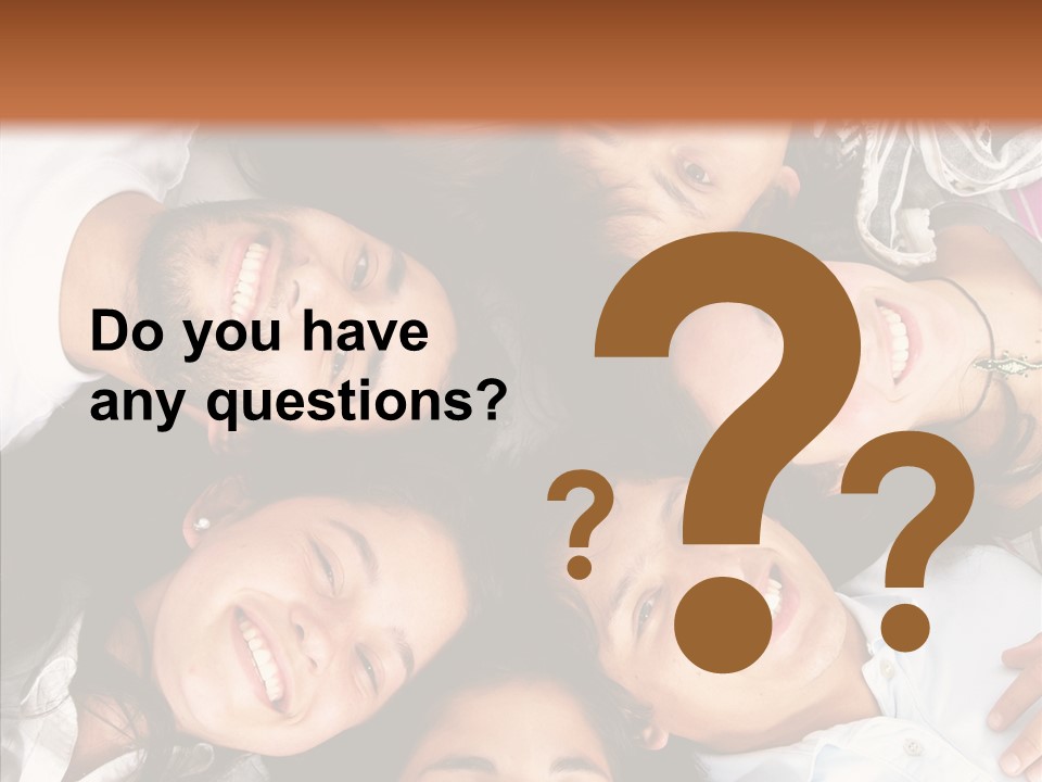 Beautiful Group Adults PowerPoint Template