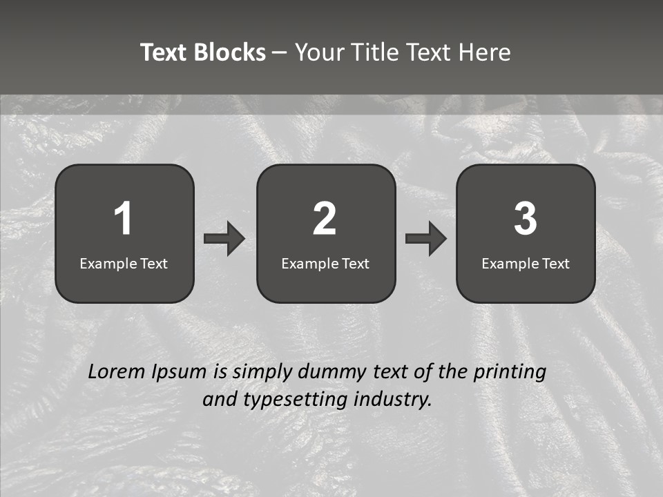 Pahoehoe Kilauea Ropy PowerPoint Template