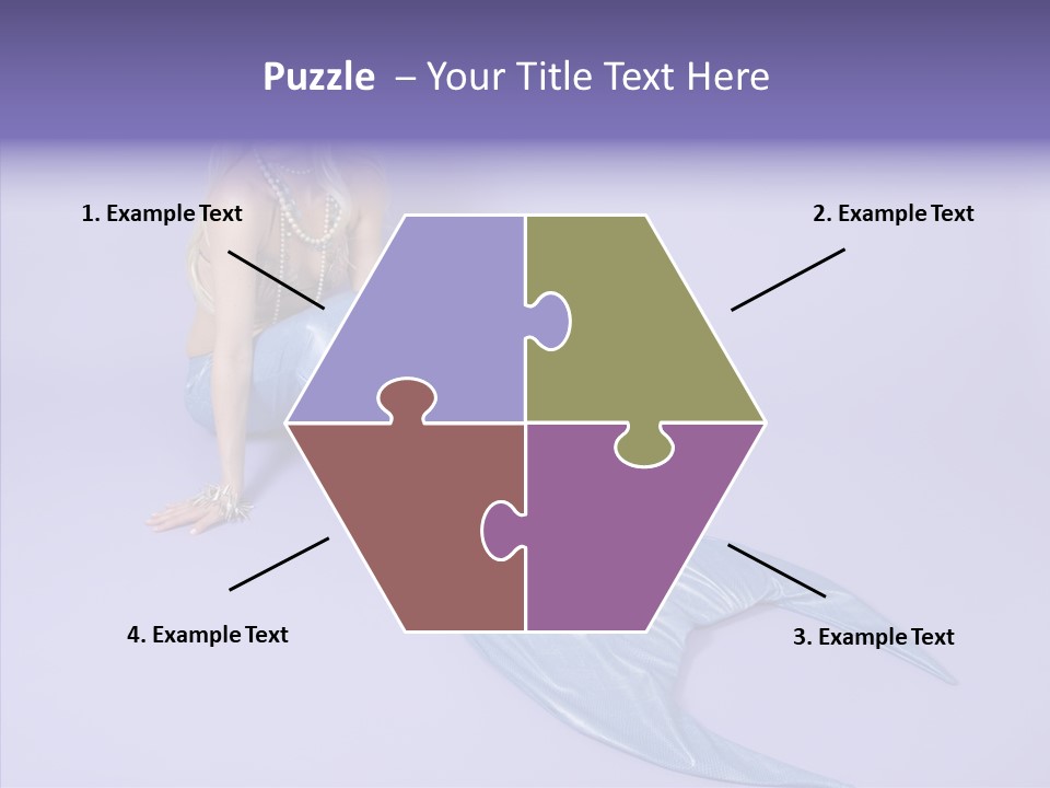 Female Posing Makeup PowerPoint Template