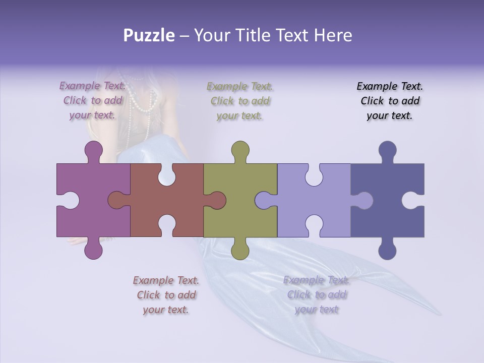 Female Posing Makeup PowerPoint Template