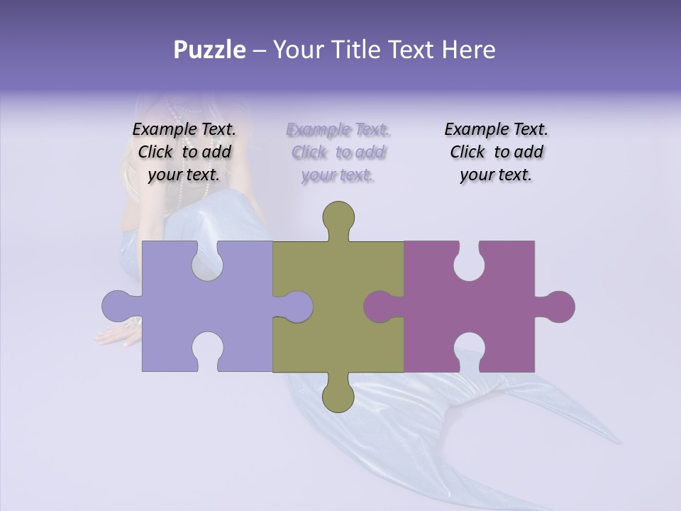 Female Posing Makeup PowerPoint Template