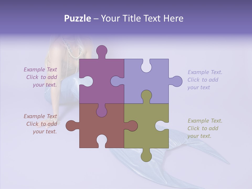 Female Posing Makeup PowerPoint Template