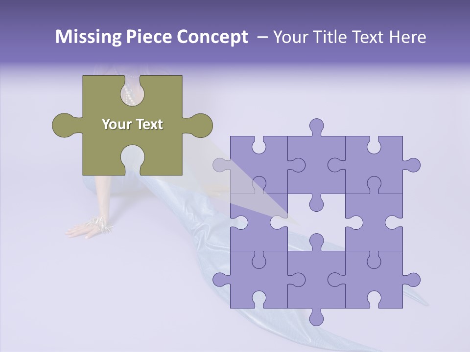 Female Posing Makeup PowerPoint Template