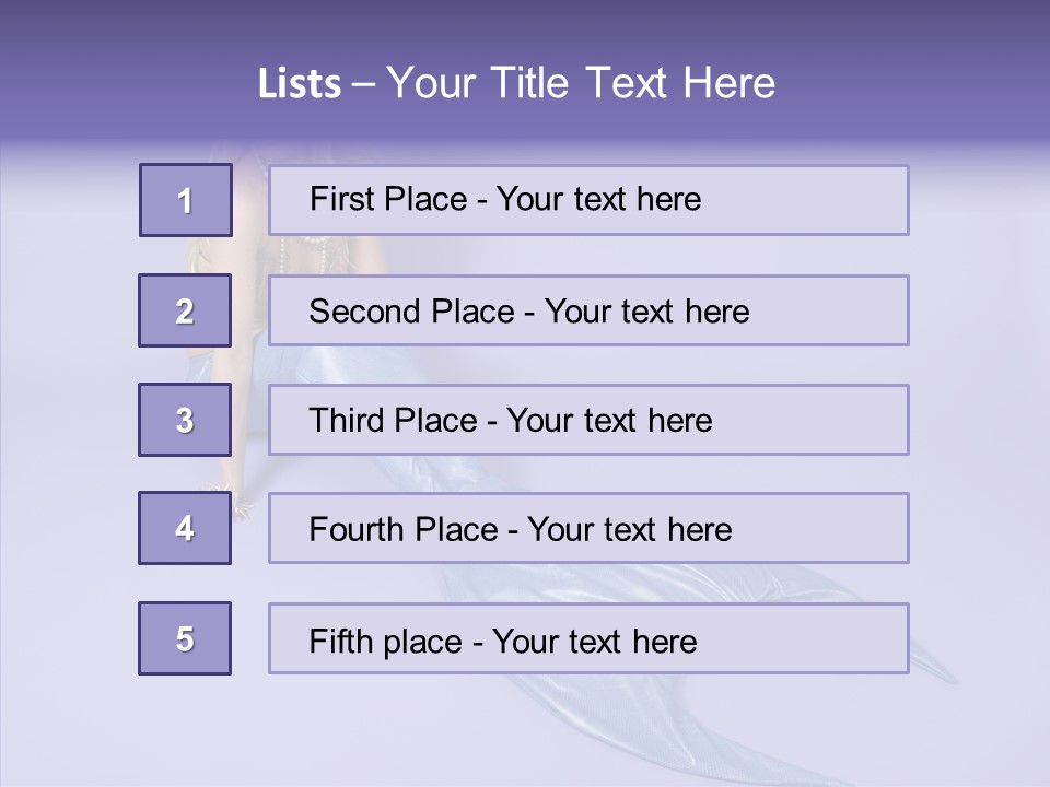 Female Posing Makeup PowerPoint Template