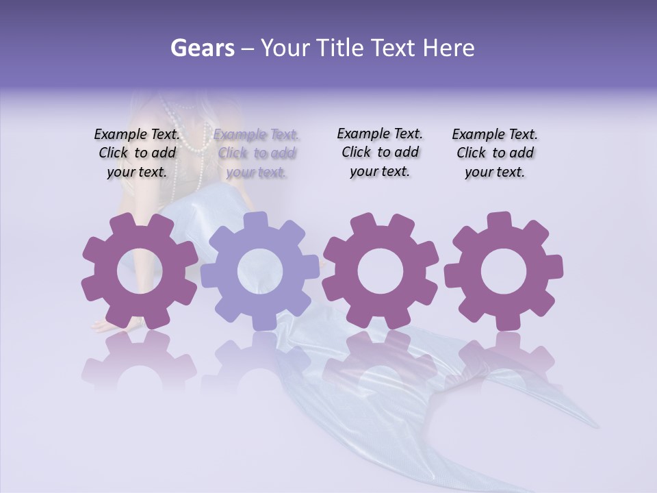 Female Posing Makeup PowerPoint Template