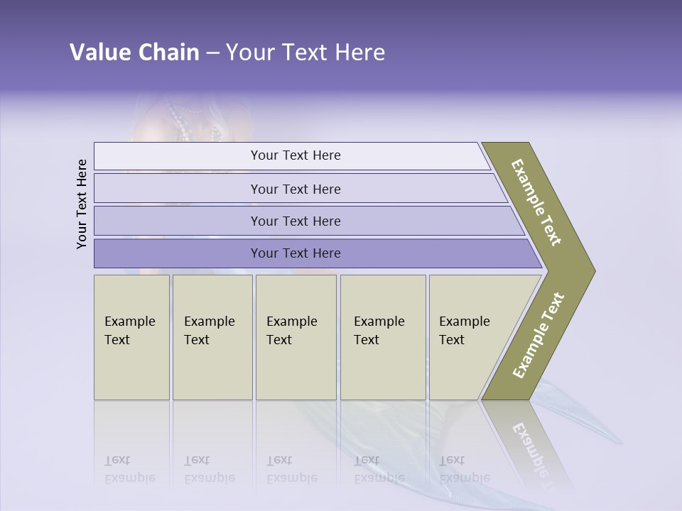 Female Posing Makeup PowerPoint Template
