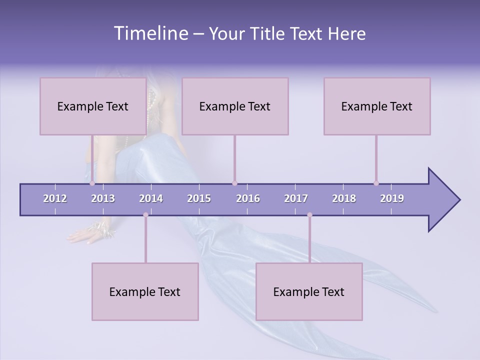 Female Posing Makeup PowerPoint Template