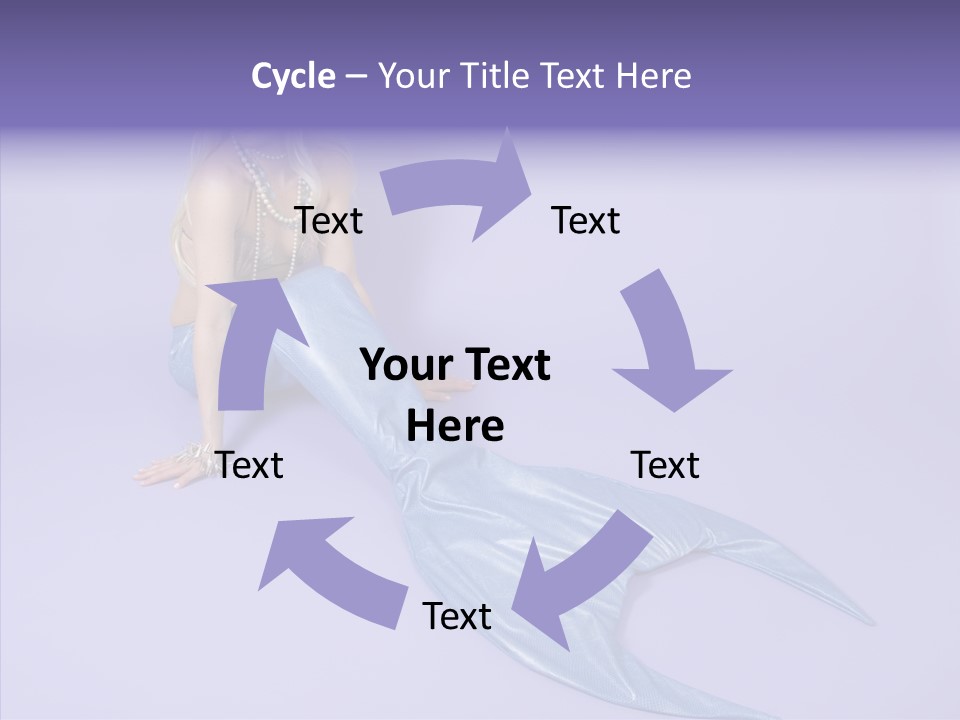 Female Posing Makeup PowerPoint Template