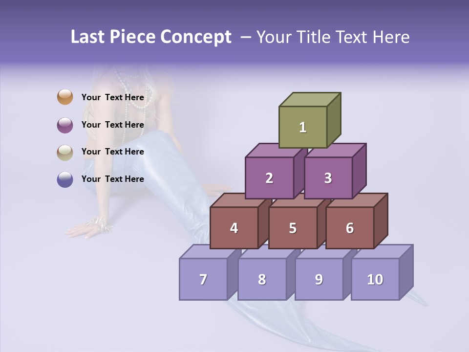 Female Posing Makeup PowerPoint Template