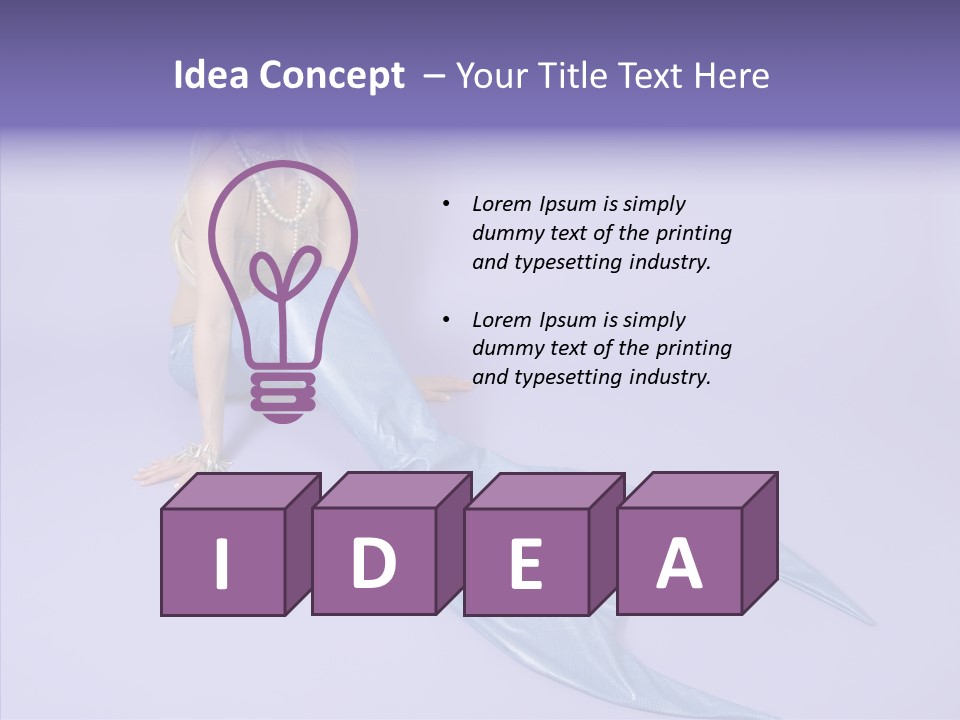 Female Posing Makeup PowerPoint Template