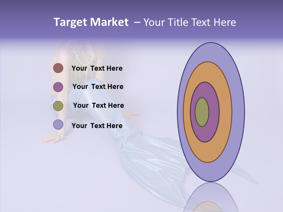 Female Posing Makeup PowerPoint Template