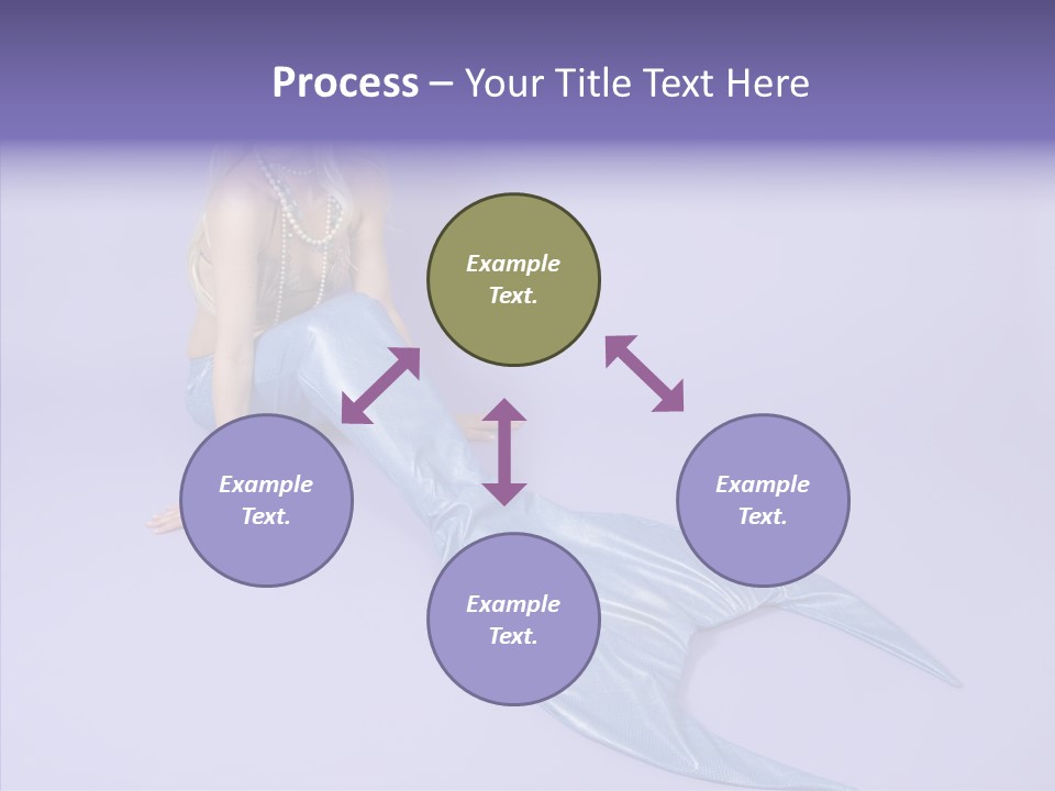 Female Posing Makeup PowerPoint Template