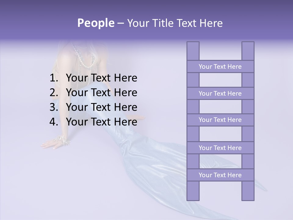 Female Posing Makeup PowerPoint Template