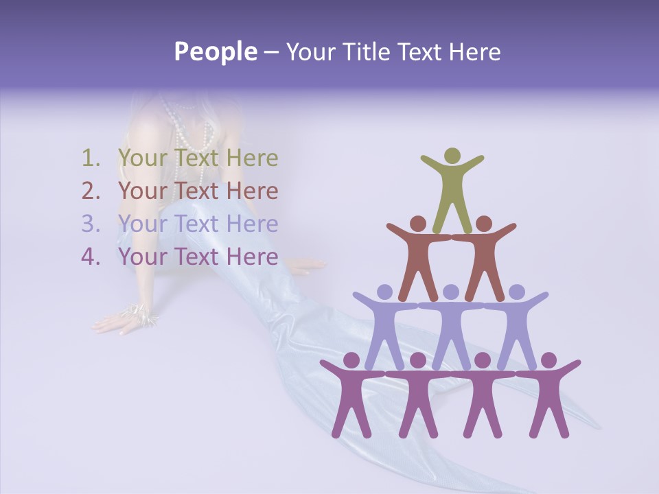 Female Posing Makeup PowerPoint Template