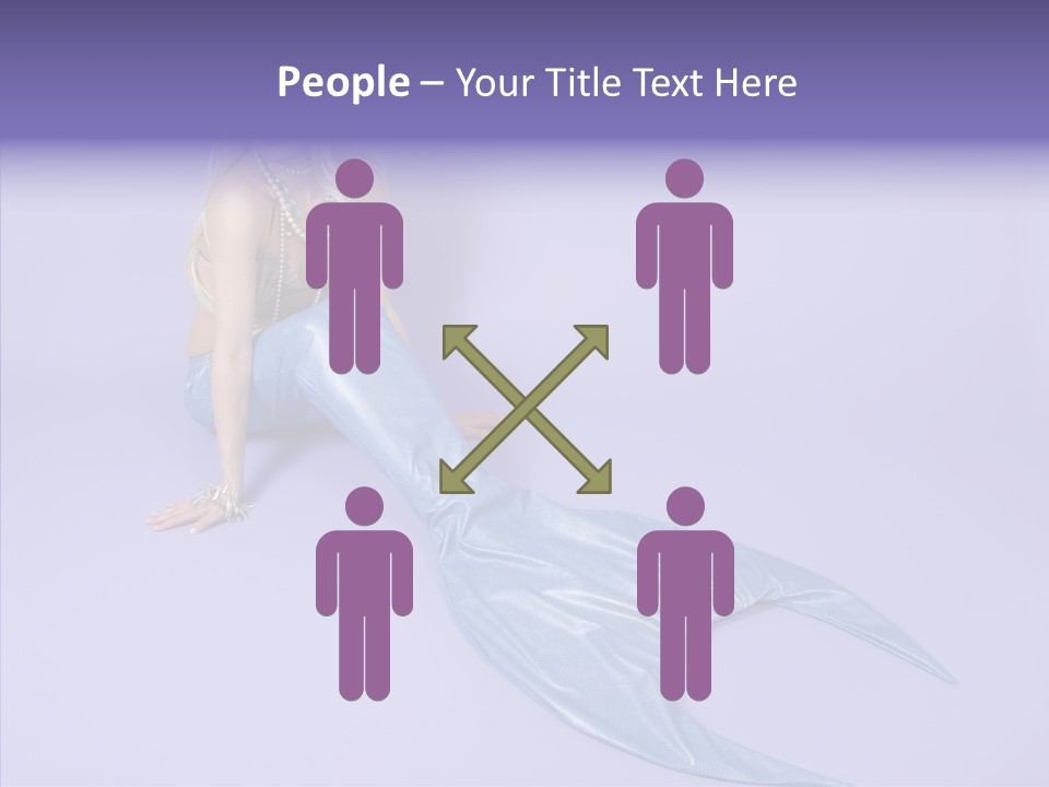 Female Posing Makeup PowerPoint Template