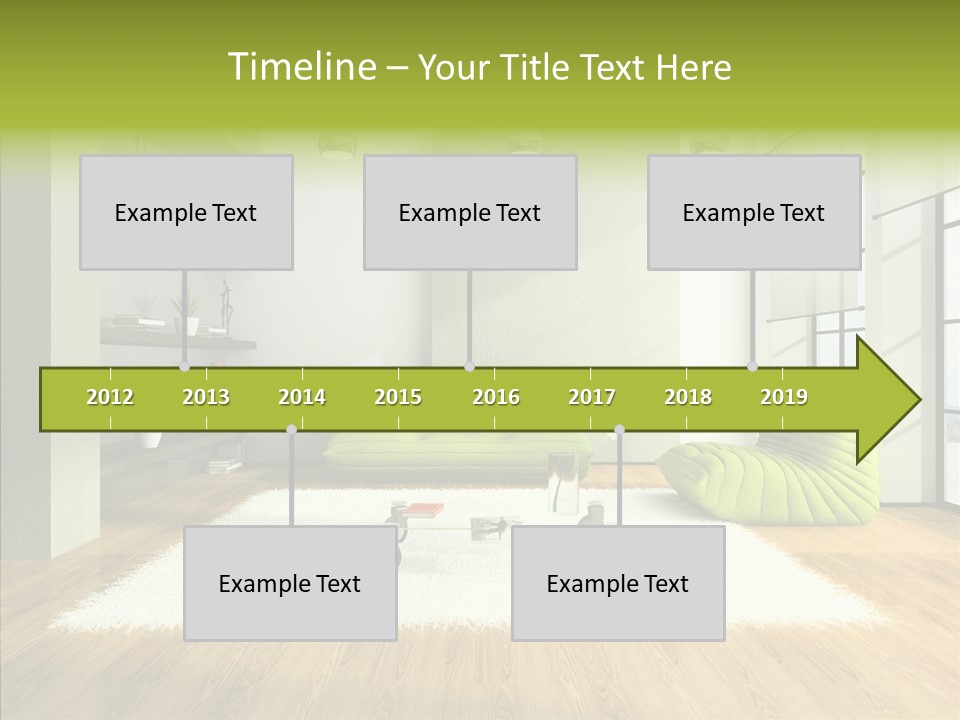Table Reflection Objects PowerPoint Template