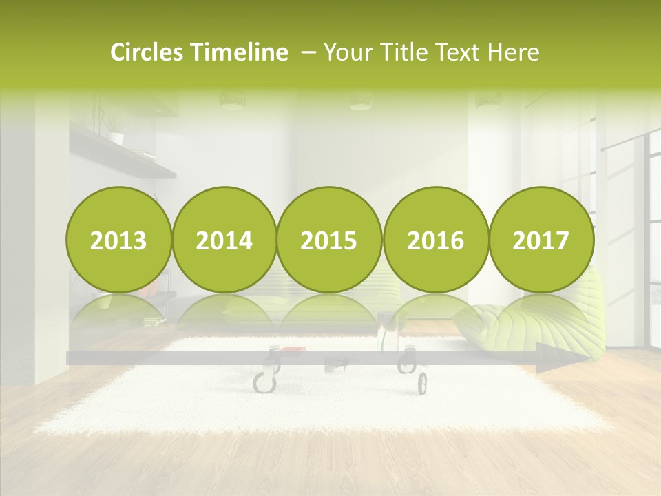 Table Reflection Objects PowerPoint Template