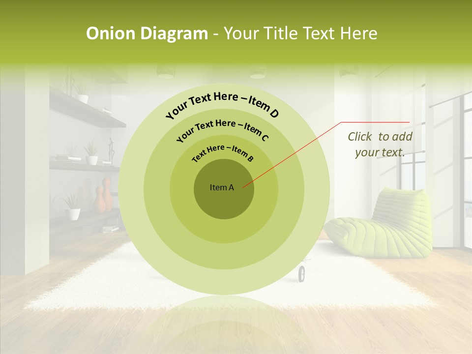 Table Reflection Objects PowerPoint Template