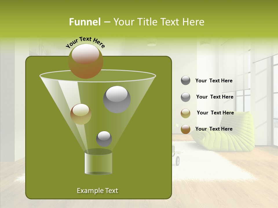 Table Reflection Objects PowerPoint Template