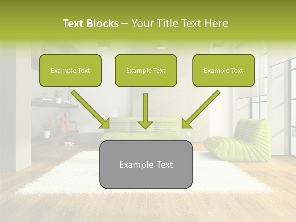 Table Reflection Objects PowerPoint Template