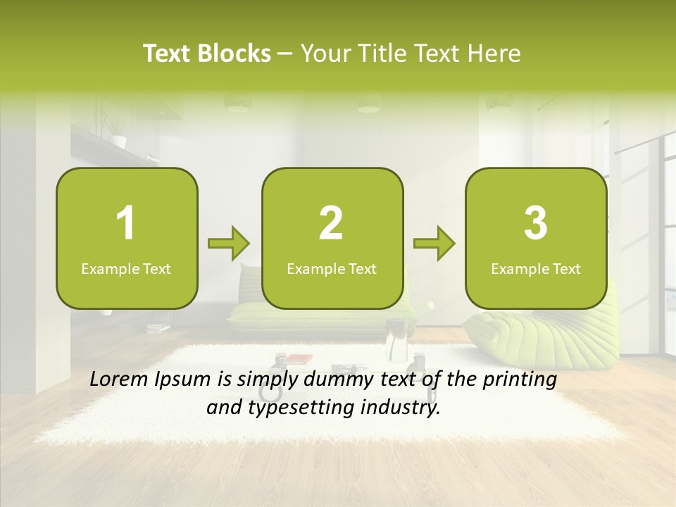 Table Reflection Objects PowerPoint Template