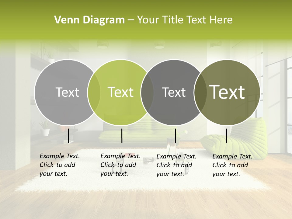 Table Reflection Objects PowerPoint Template