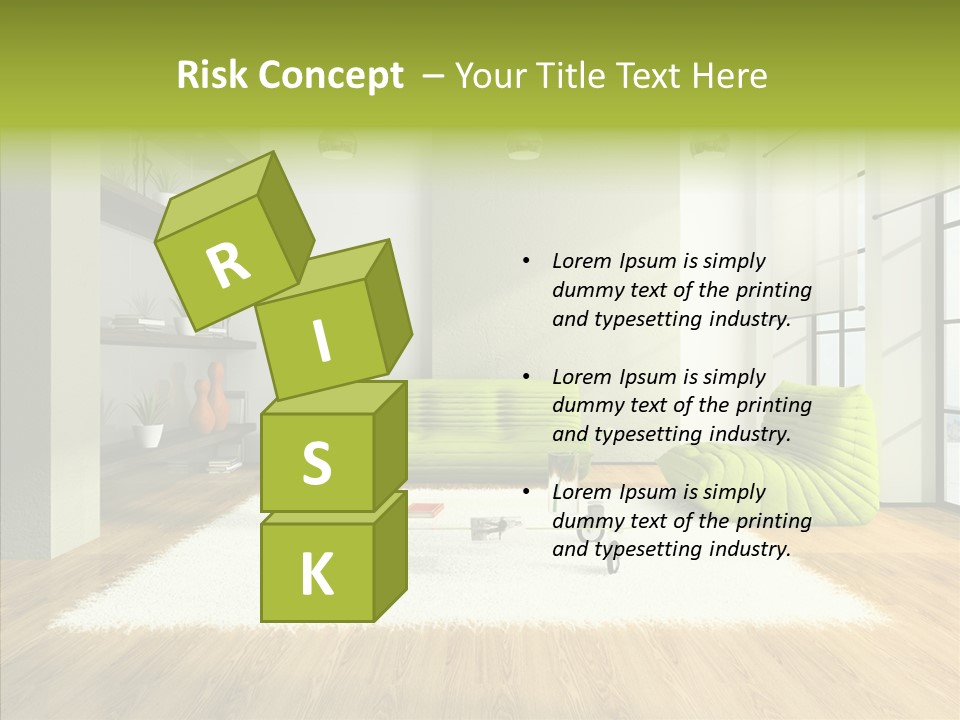 Table Reflection Objects PowerPoint Template