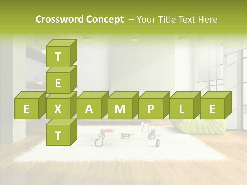 Table Reflection Objects PowerPoint Template