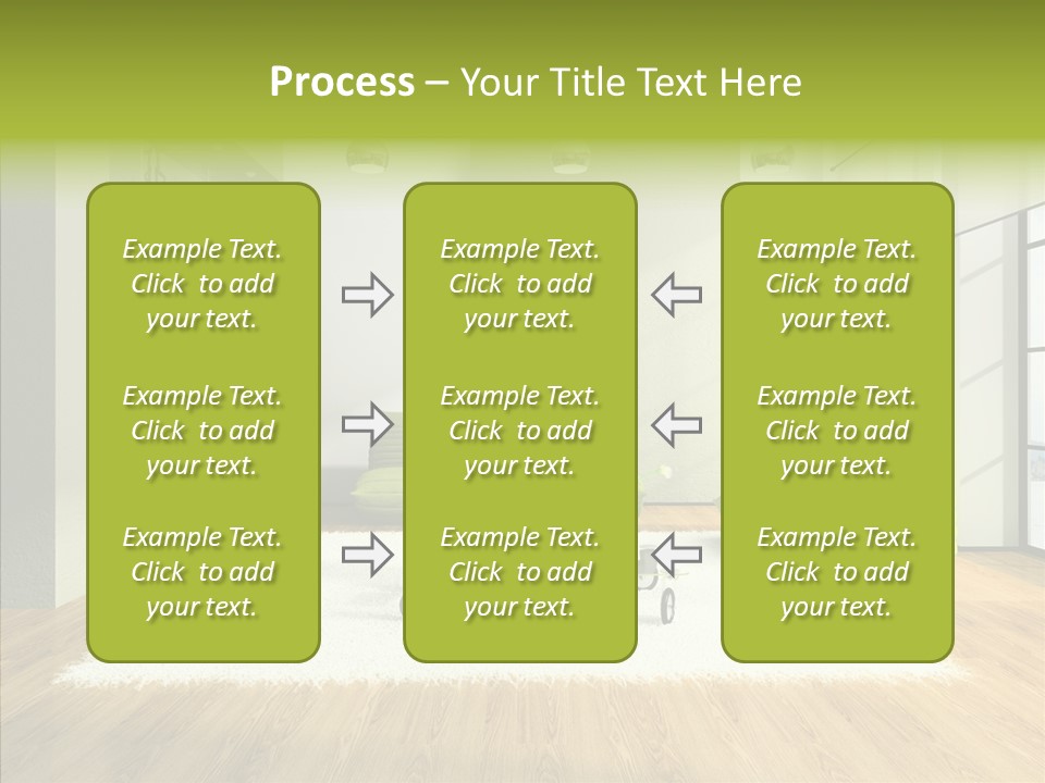 Table Reflection Objects PowerPoint Template