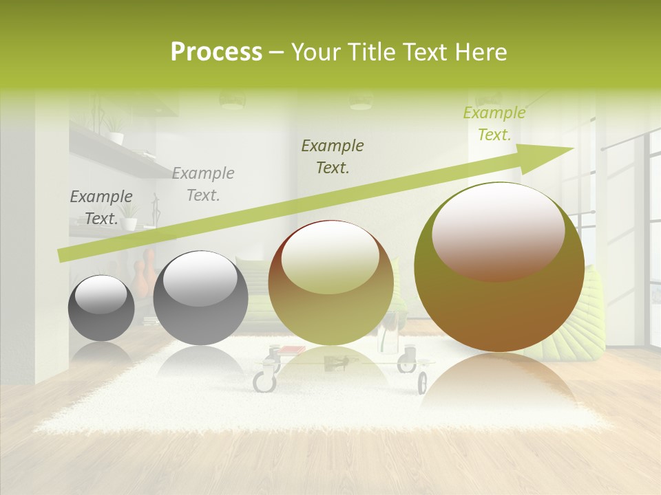 Table Reflection Objects PowerPoint Template