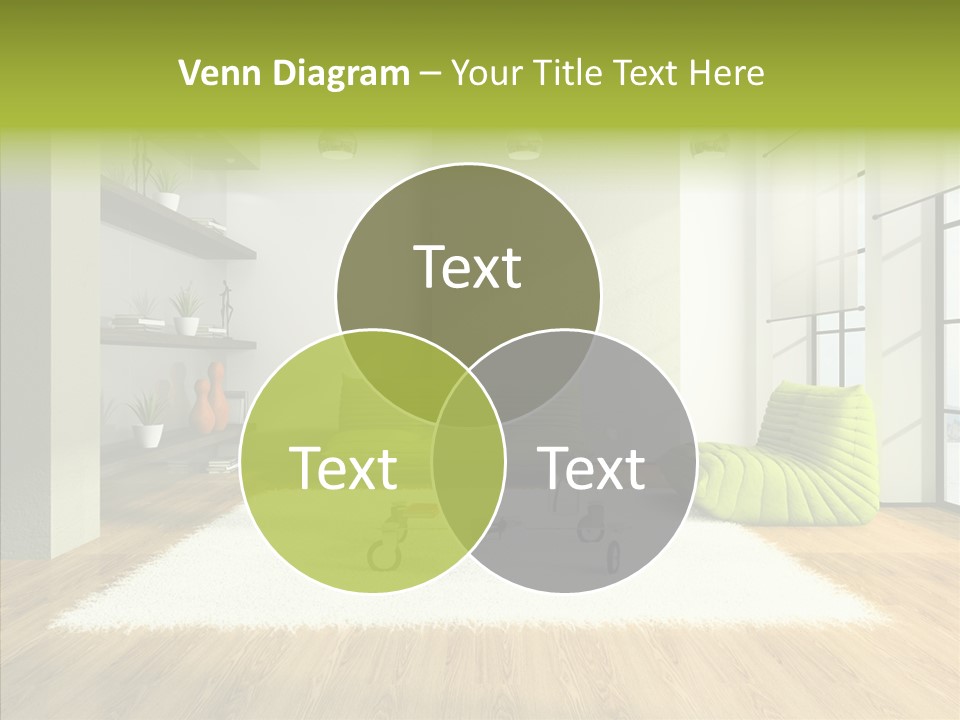 Table Reflection Objects PowerPoint Template