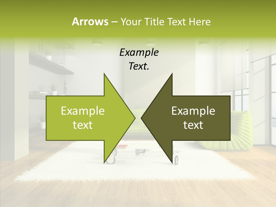 Table Reflection Objects PowerPoint Template