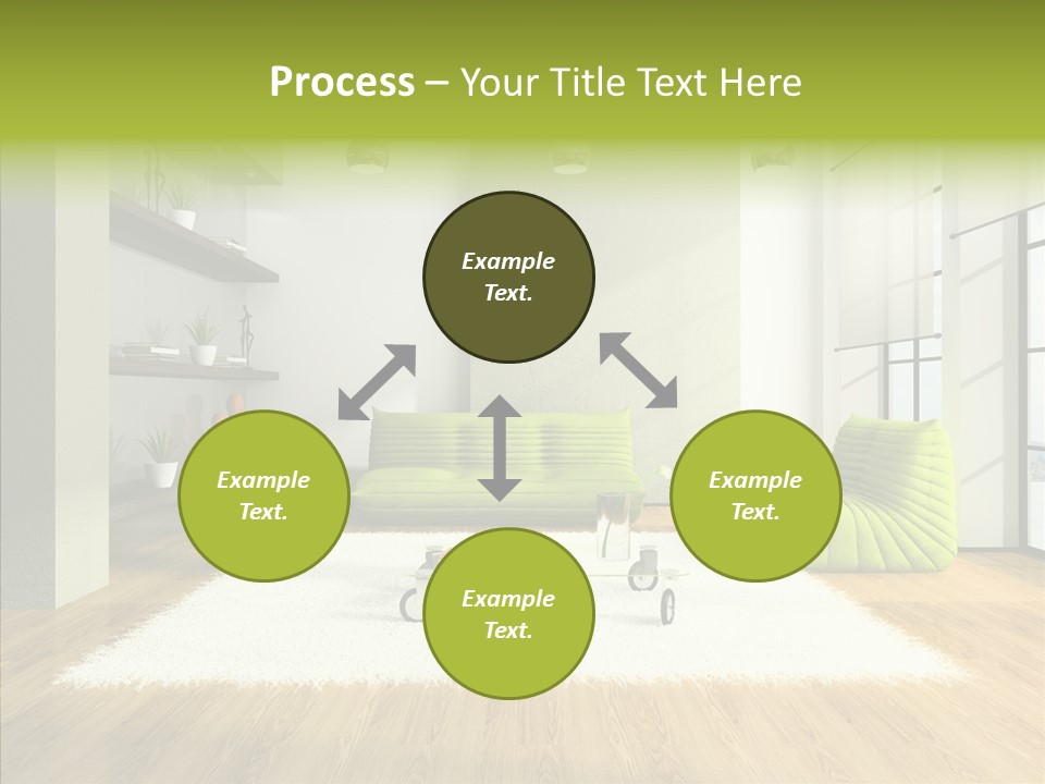 Table Reflection Objects PowerPoint Template