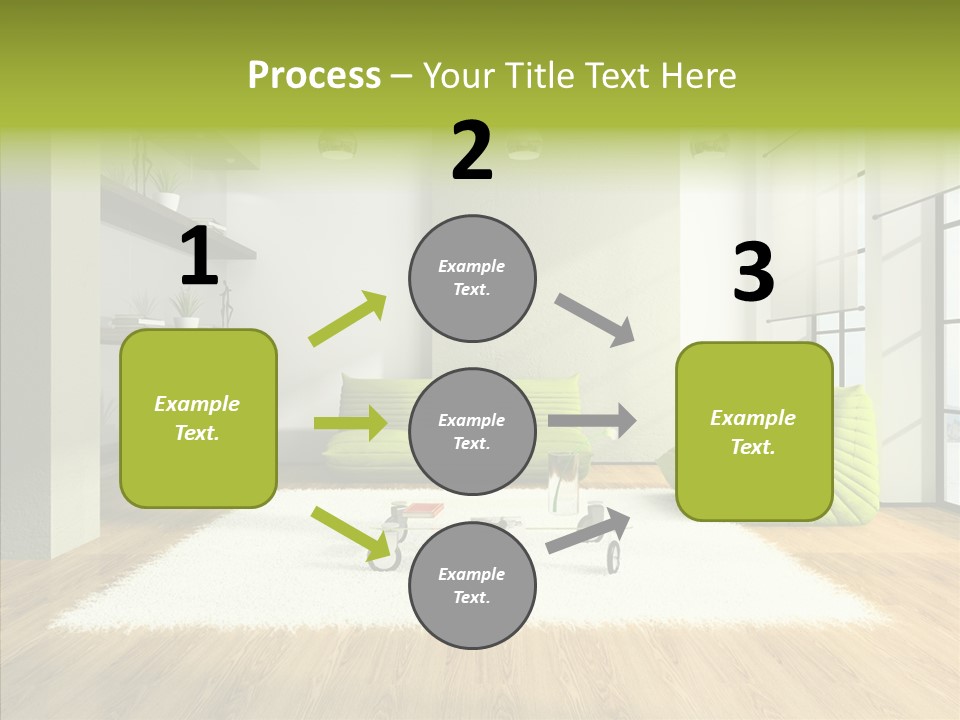 Table Reflection Objects PowerPoint Template