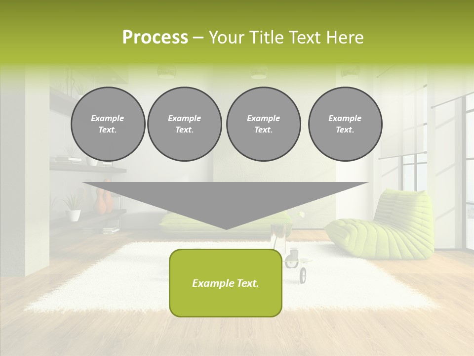 Table Reflection Objects PowerPoint Template