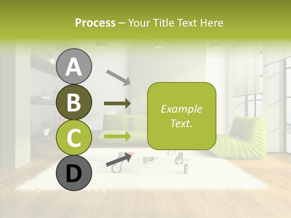 Table Reflection Objects PowerPoint Template