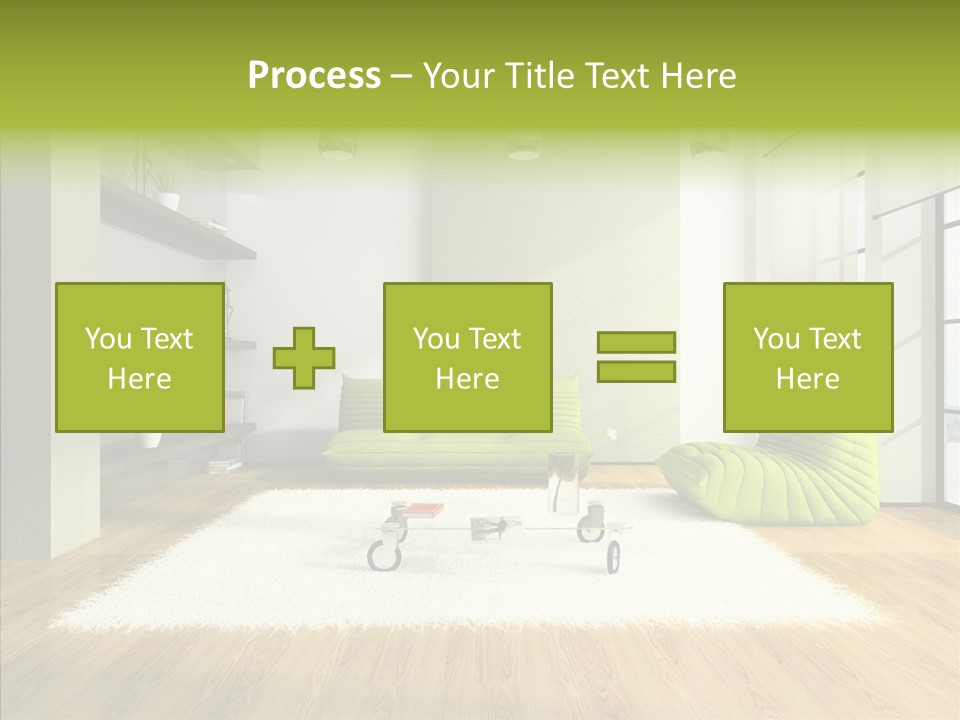 Table Reflection Objects PowerPoint Template