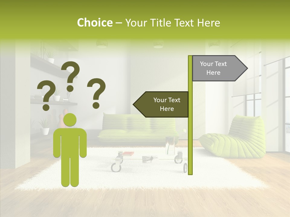 Table Reflection Objects PowerPoint Template
