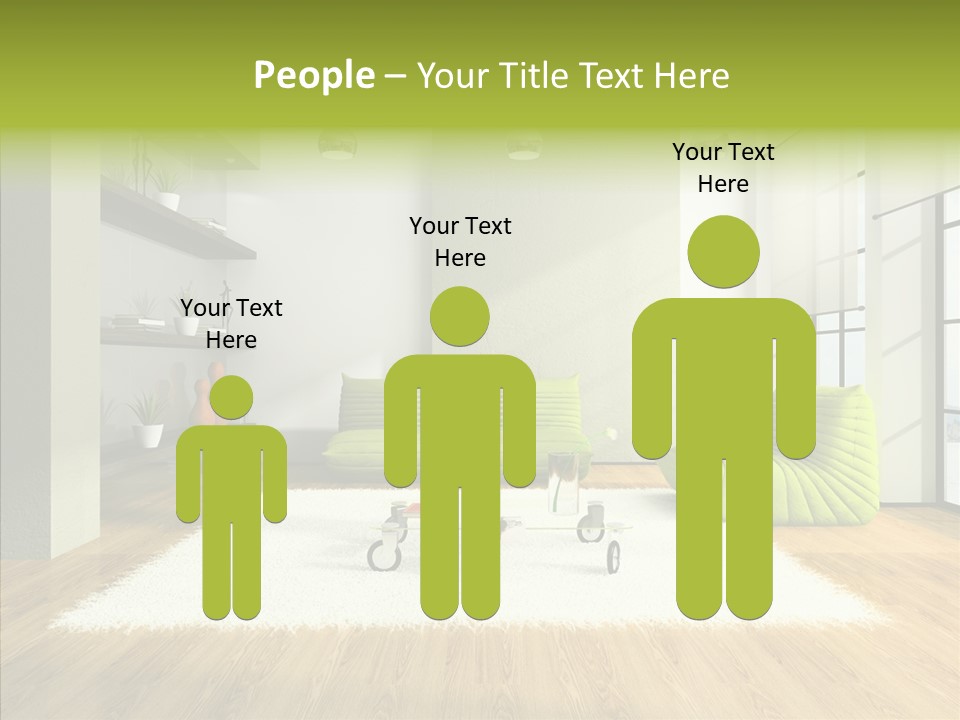 Table Reflection Objects PowerPoint Template