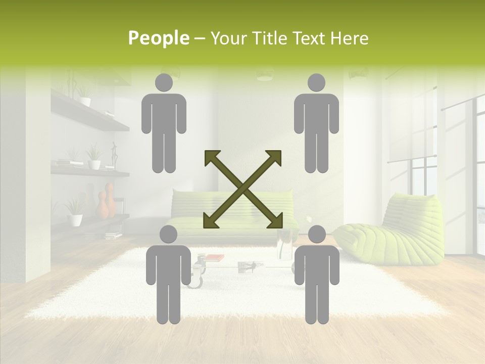 Table Reflection Objects PowerPoint Template