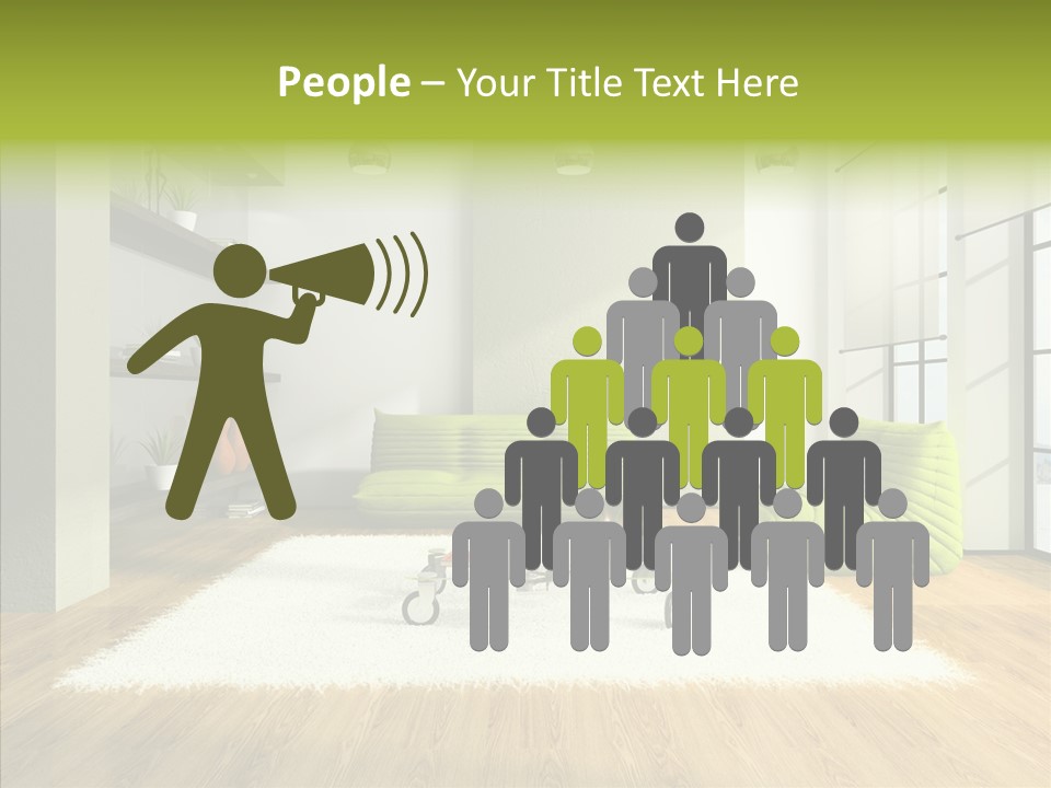 Table Reflection Objects PowerPoint Template