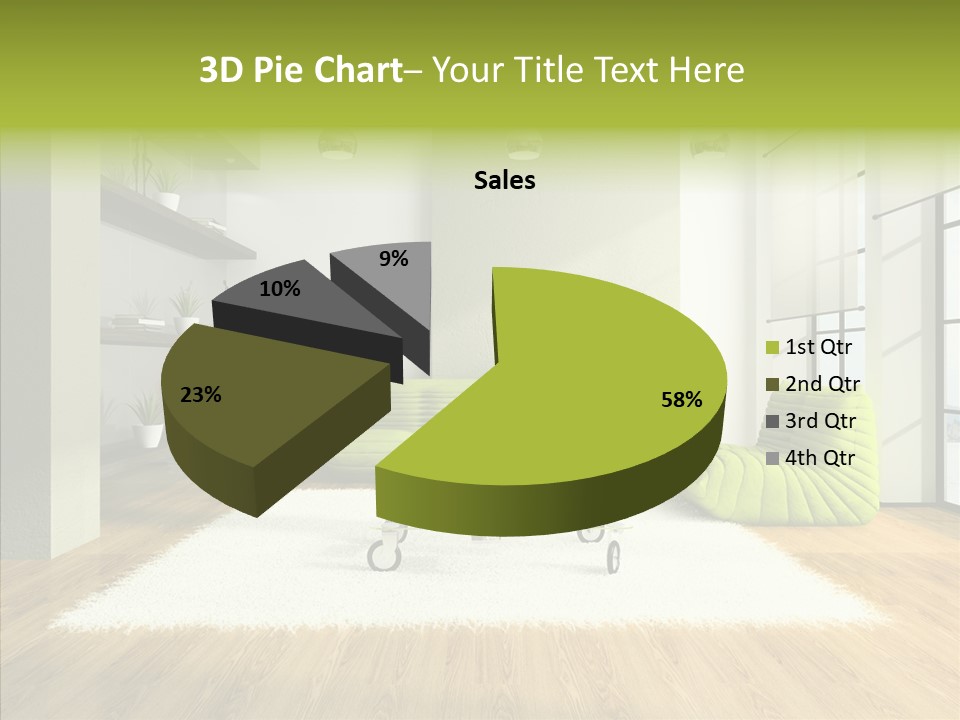 Table Reflection Objects PowerPoint Template