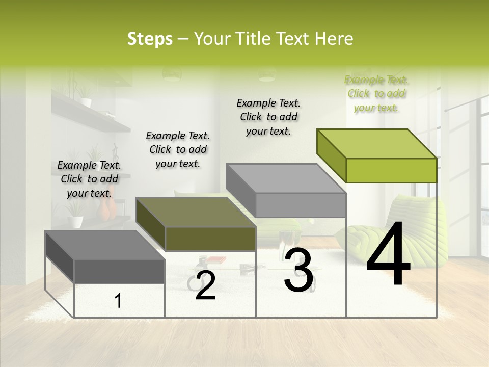 Table Reflection Objects PowerPoint Template
