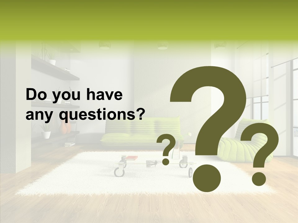 Table Reflection Objects PowerPoint Template