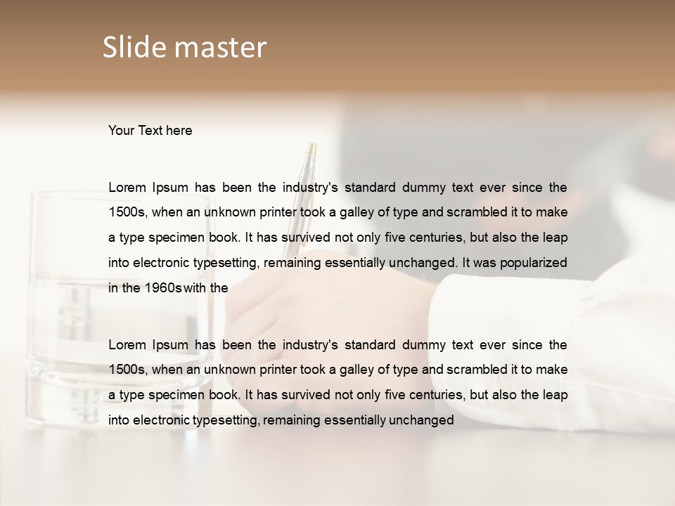 Teacher Minority Student PowerPoint Template