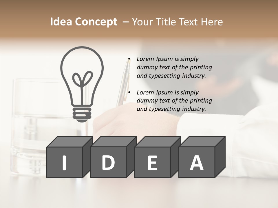 Teacher Minority Student PowerPoint Template