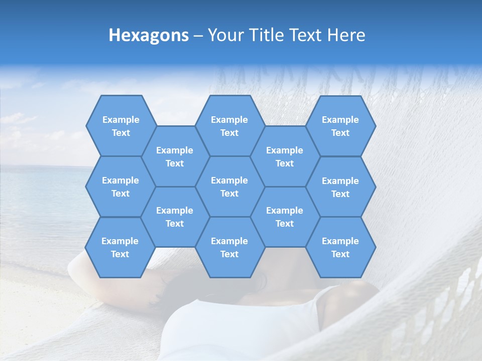 Sunshine Woman Clear PowerPoint Template